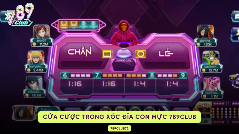 Xóc Đĩa Con Mực - Game Đổi Thưởng 789Club Đình Đám Nhất Thị Trường 3 cửa cược trong xóc đĩa con mực