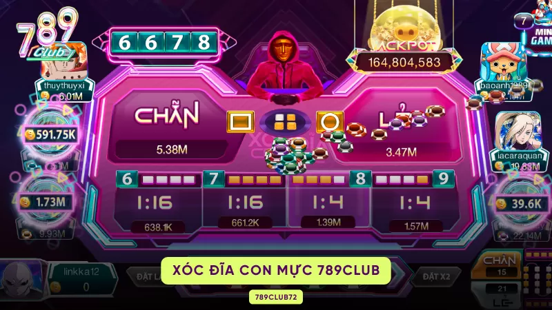 xóc đĩa con mực